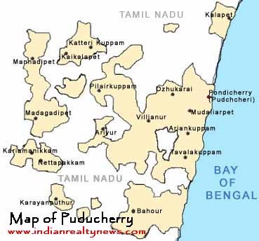Map of Pondicherry